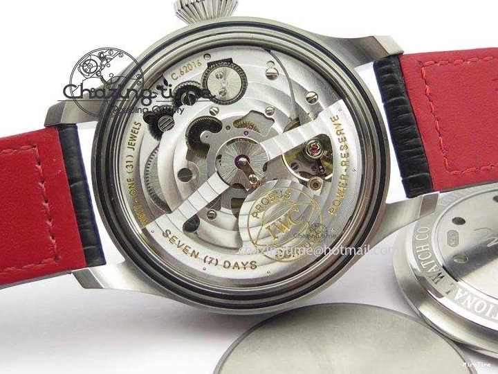 MIROTIME 0101 RelaxedFit Big Pilot Real PR IW500435 “Muhammad Ali” ZF Best Edition On Black Leather Strap A 7295